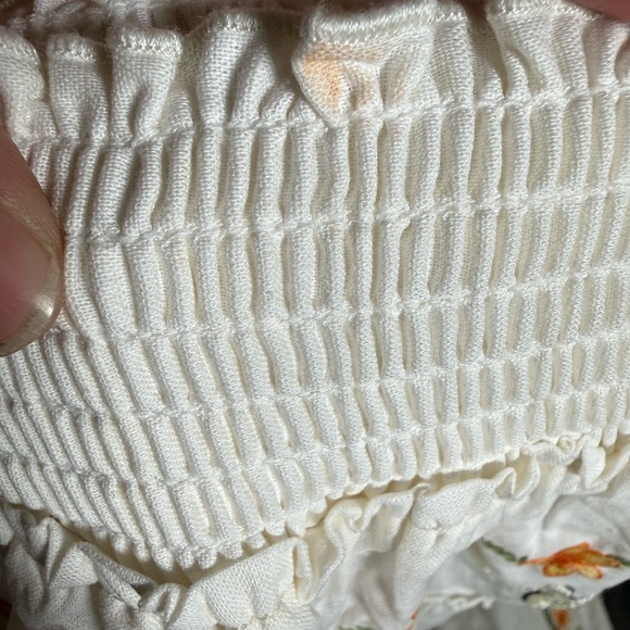 Agua Bendita Jenna Embroidered Linen Maxi Skirt Boho Floral NWT S - Picture 5 of 12